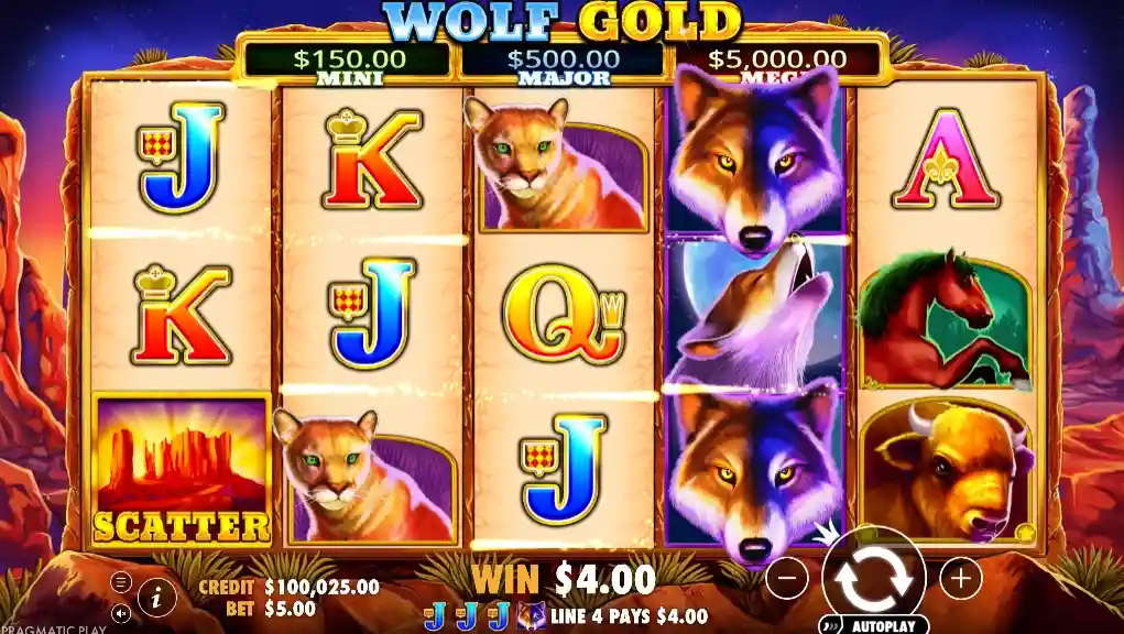 RTP, Volatility & Max Win in Wolf Gold